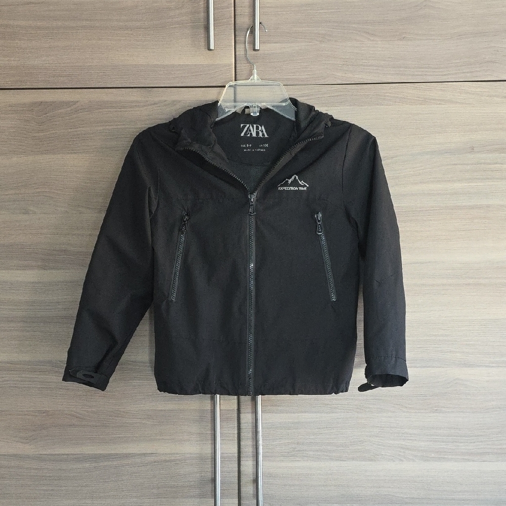 Zara Charcoal Hooded Jacket